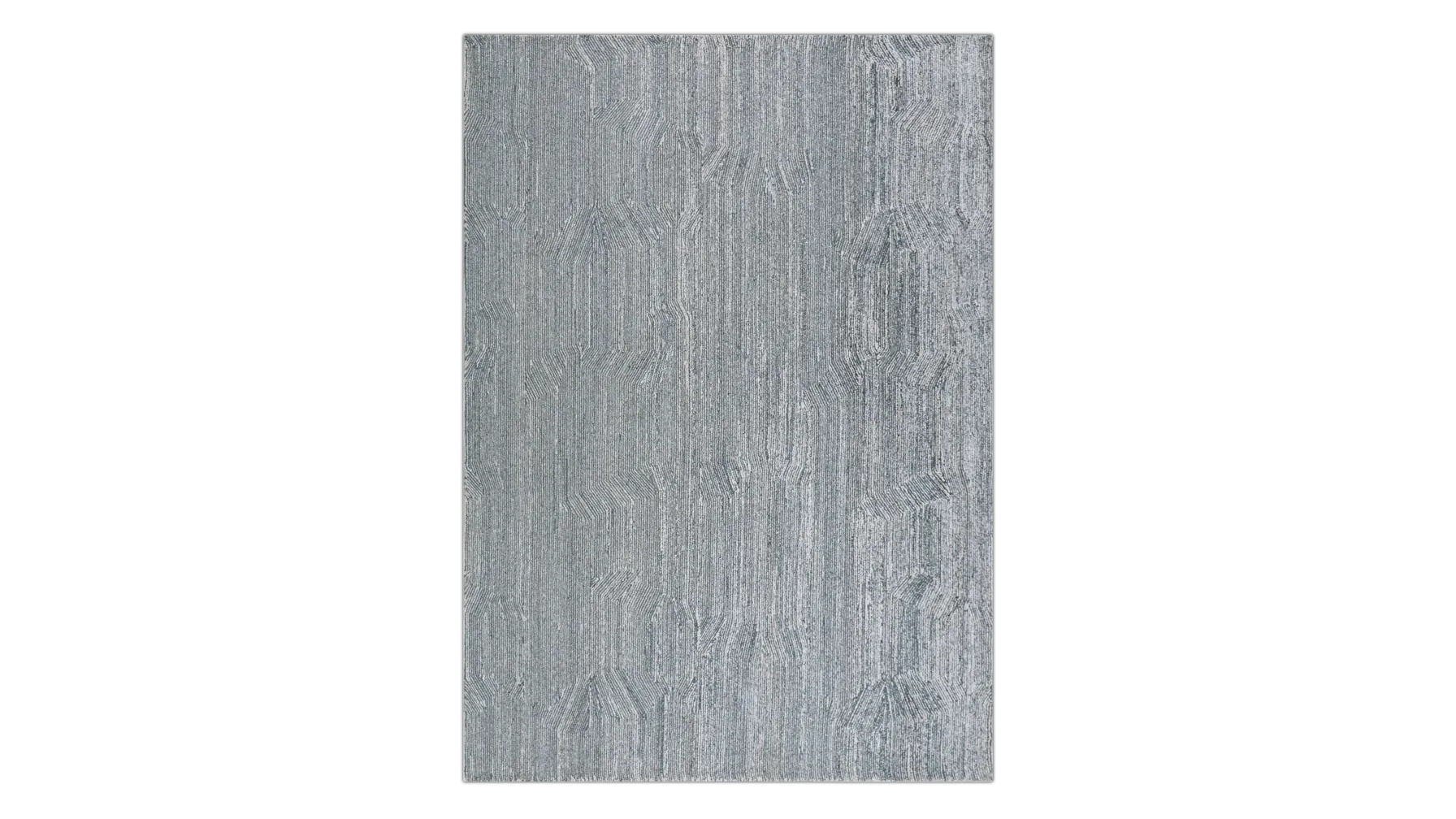 Rocky Road Rug, 5x8, Gravel