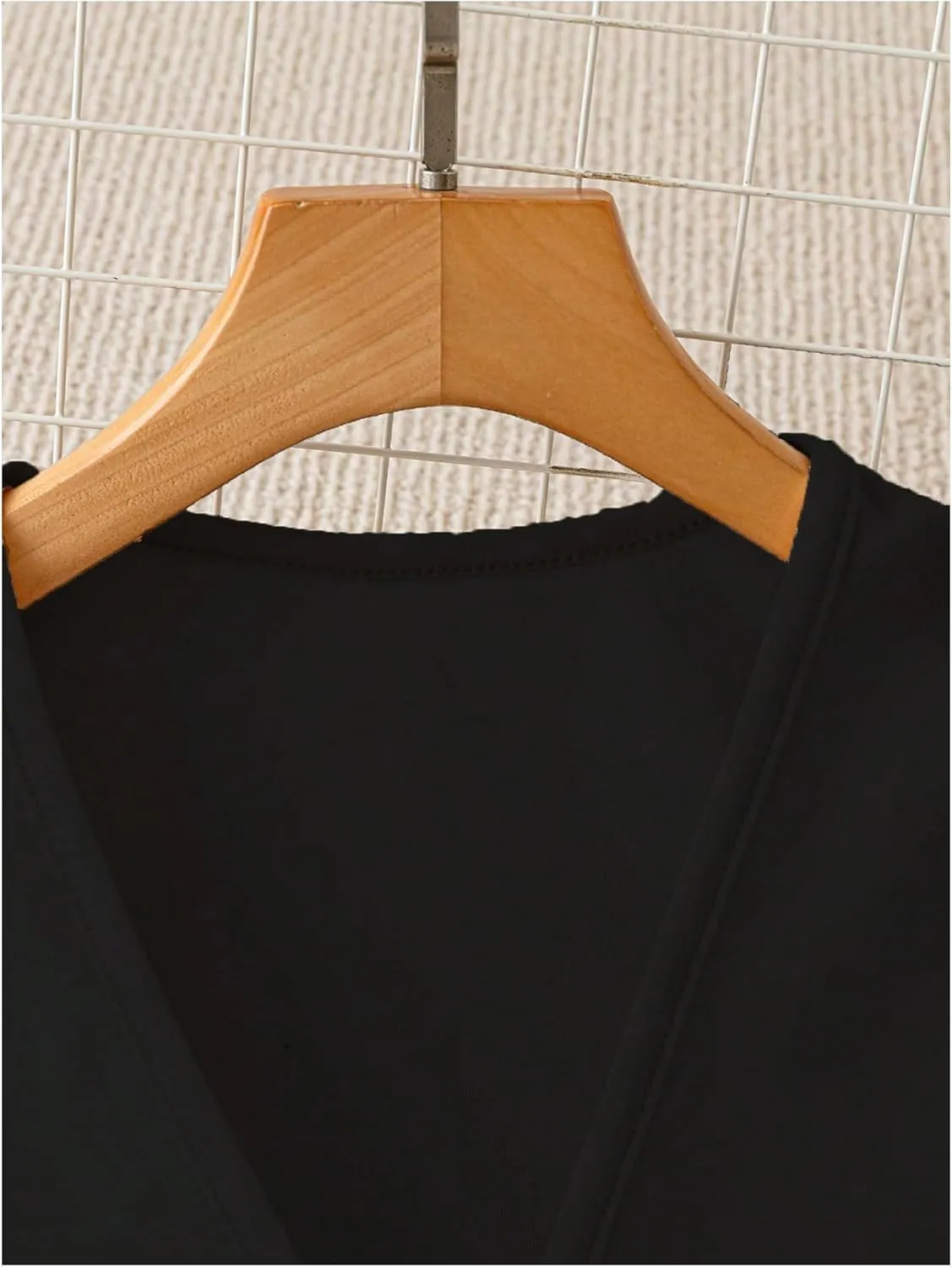 SHENHE Women's Wrap V Neck Mesh Panel Sleeveless Blouse Asymmetrical Business Casual Top
