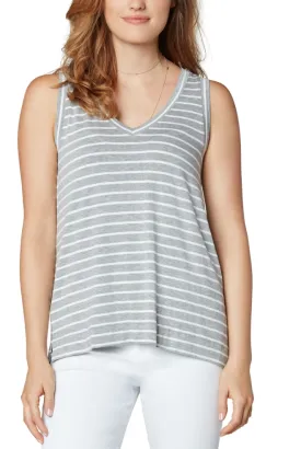 Sleeveless V-Neck Knit Tee