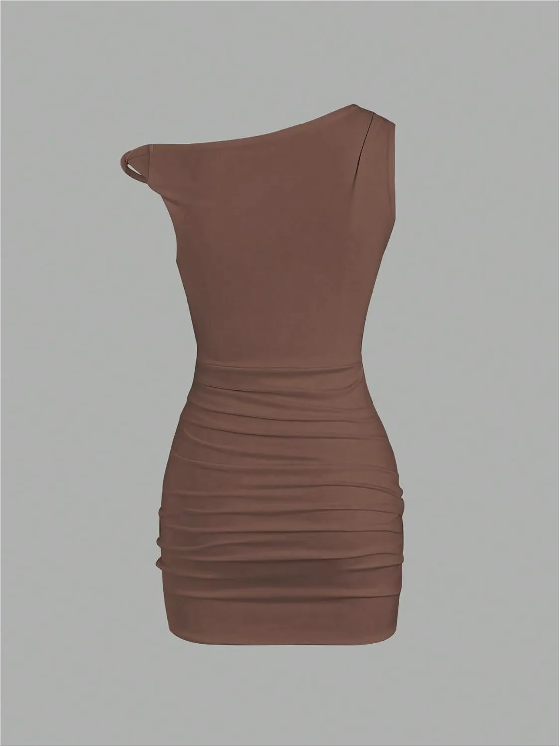 SOLY HUX Women's Summer Mini Dresses Off The Shoulder Ruched Bodycon Graduation Dress Sexy Going Out Party Club Outfits