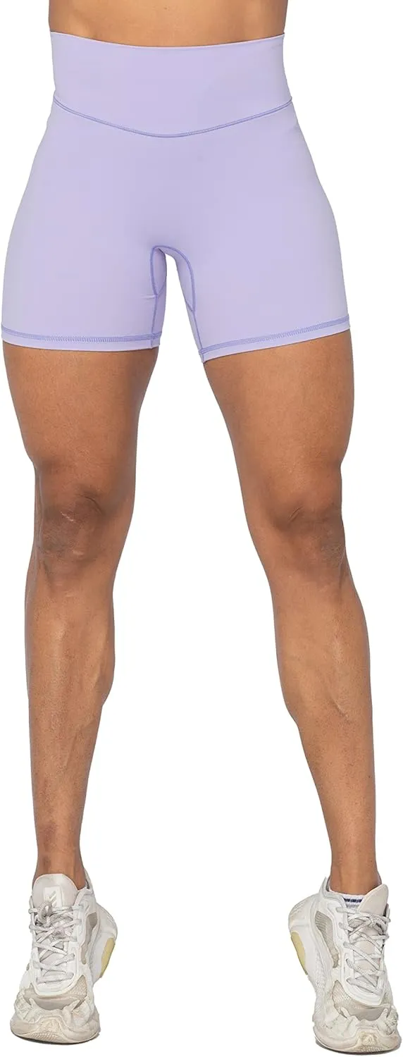 Sunzel No Front Seam High Waist Biker Shorts for Women, Squat Proof Yoga Workout Gym Bike Shorts
