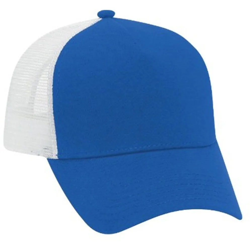TopHeadwear Jersey Knit Five Panel Mesh Back Caps